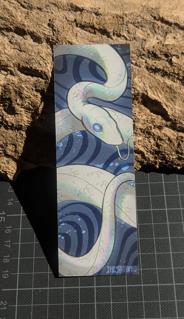 Double-Sided Bookmark Red/Blue