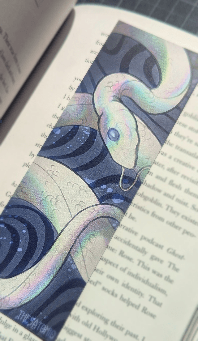 Double-Sided Bookmark Red/Blue