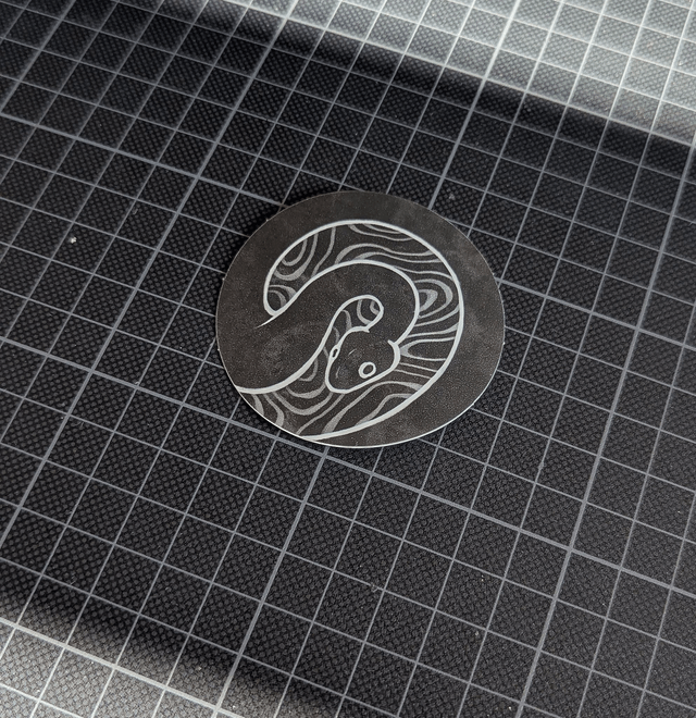 Negative Space Sticker