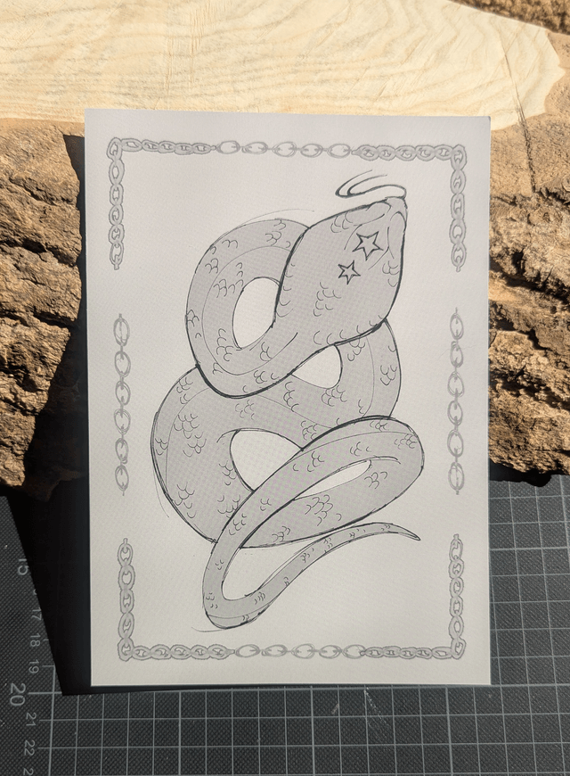 Two Stars Print