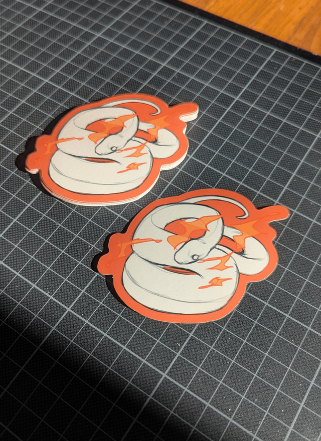 Flames Sticker