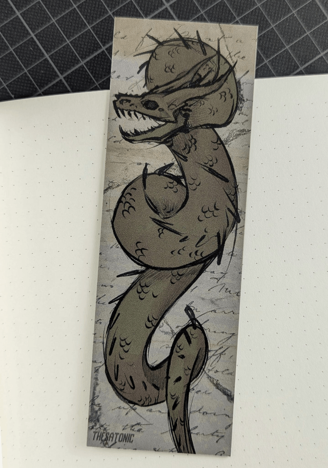 Bookwyrm (Double-Sided) Bookmark