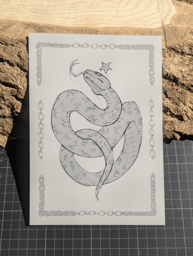 One Star Print